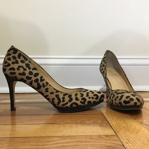 Ivanka Trump Sofia Calf Hair Platform Pump